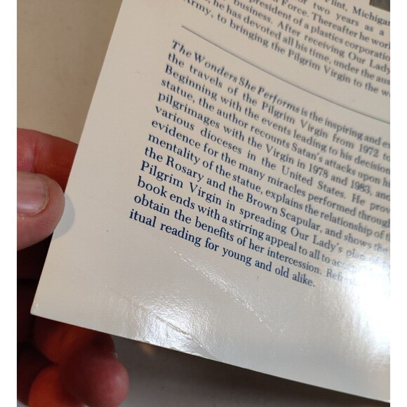 The Wonders She Performs Louis Kaczmarek 1986 Paperback Trinity Communications - Picture 4 of 4